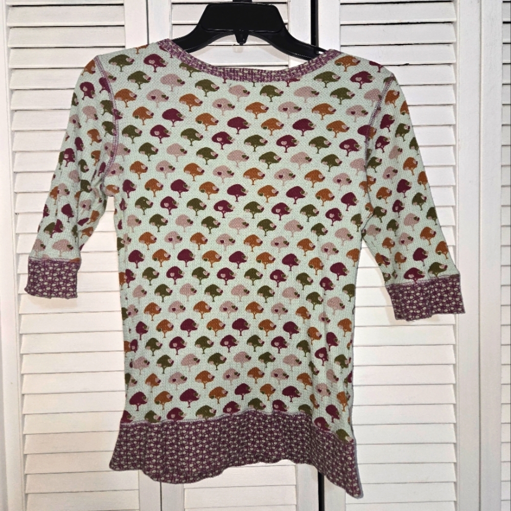 Blu Chic Women's L Top with Tree Design - Picture 6 of 10